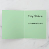 Carte Vintage Noël Père Noël Sleigh (Intérieur)