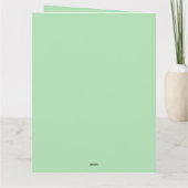 Carte Vintage Noël Père Noël Sleigh (Dos)