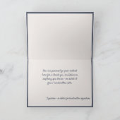 Carte Vintage Noël Scène Cottage Snowman (Intérieur)