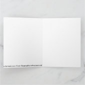 Carte Vintage Noël voeux vacances (Intérieur)