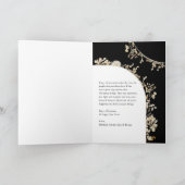 Carte Vintage noir noir photo de Noël (Intérieur)