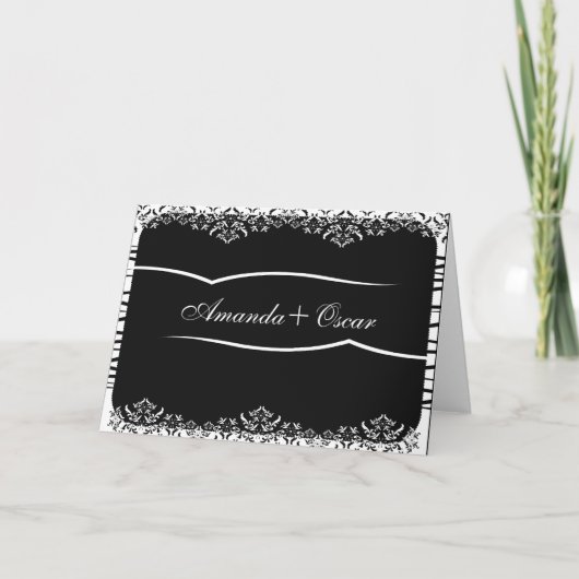 Carte Vintage noire (Devant)