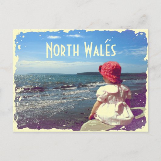 Carte Vintage North Wales (Devant)