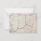 Carte vintage Nous avons déménagé le centre-est (Dos)