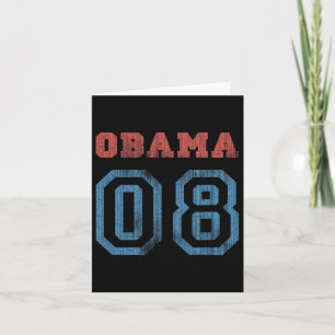 Carte Vintage Obama 08