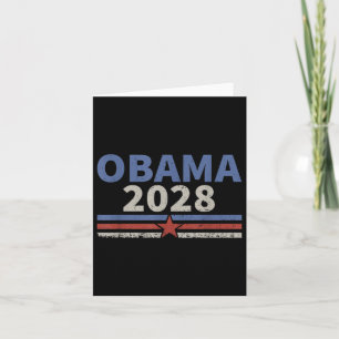 Carte Vintage Obama 2028 Obama pour président 2028 Rétro