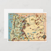 Carte Vintage Oregon Funny (Devant / Derrière)