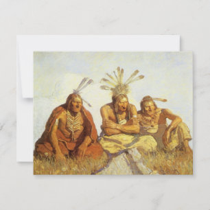 Carte Vintage Ouest, Guerre des Gardiens ou Paix par NC