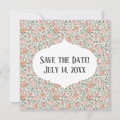 Carte Vintage Parfait Roses rose et pêche (Devant)