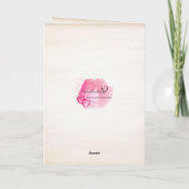 Carte vintage Pensées pour toi (Dos)