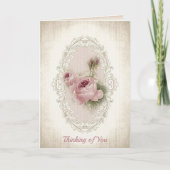 Carte vintage Pensées pour toi (Devant)