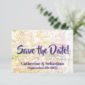 Carte Vintage père Noël Fe, NM (Debout devant)