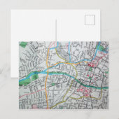 Carte Vintage père Noël Fe, NM (Devant / Derrière)