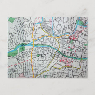 Carte Vintage père Noël Fe, NM