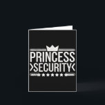 Carte Vintage Princess Security Boys Brother Anniversair<br><div class="desc">Vintage Princesse Sécurité Garçons Frère Anniversaire Papa Maman</div>