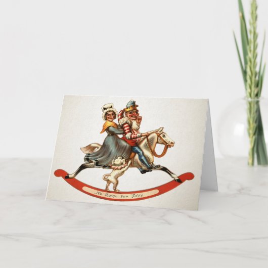 Carte vintage Punch et Judy Holiday (Devant)