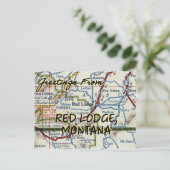 Carte Vintage Red Lodge MT (Debout devant)
