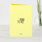 Carte vintage "regard " de Halloween (Dos)