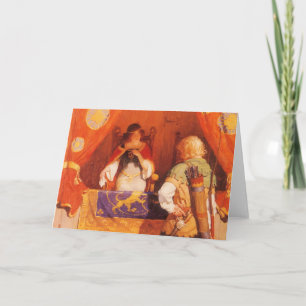 Carte Vintage Robin Hood rencontre Maid Marian par NC Wy