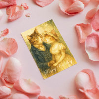 Vintage romantique chat Fierté et préjugé Annivers