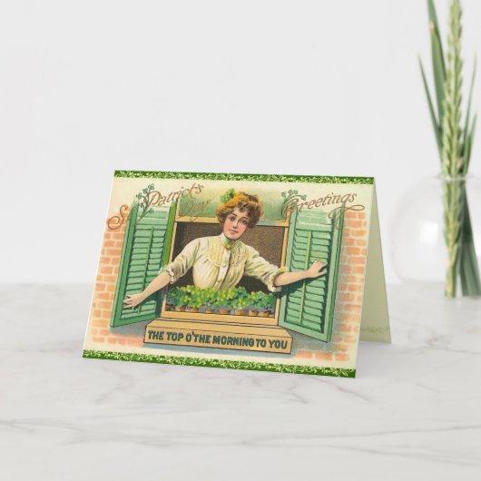 Carte Vintage Saint-Patrick (Devant)