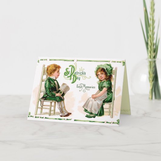Carte Vintage Saint-Patrick (Devant)