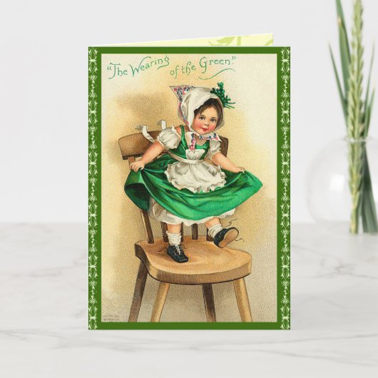 Carte Vintage Saint-Patrick (Devant)