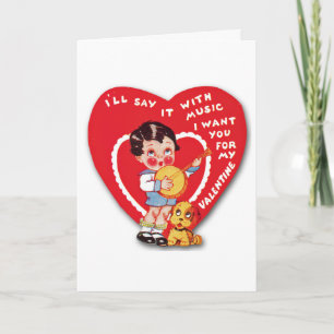 Carte vintage Saint-Valentin