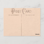 Carte vintage Saint-Valentin Parties scintillant r (Dos)