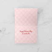 Carte vintage Saint Valentin pour enfants (Intérieur)