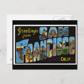Carte Vintage San Francisco (Devant / Derrière)