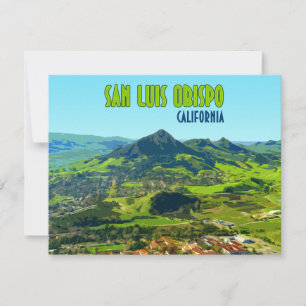 Carte Vintage San Luis Obispo California