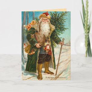 Carte vintage Santa Claus
