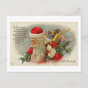Carte vintage Sants Christmas St. Nick