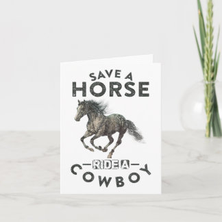 Carte Vintage Sauvez Un Cheval14