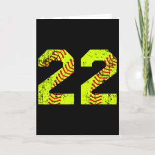 Carte Vintage Softll 22 Numéro de maillot _1