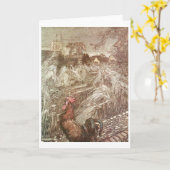 Carte Vintage - Soirées d'été, (Fleur jaune)