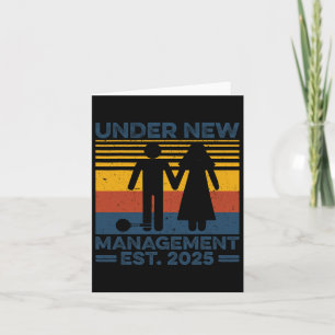 Carte Vintage sous la nouvelle gestion est 2025 Mariage