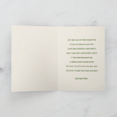 Carte Vintage St. Patrick Irish Christmas Blessing (Intérieur)