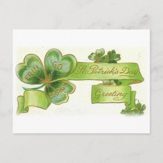 Carte vintage St. Patricks (Devant)