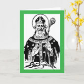 Carte Vintage St. Patrick's Day Greeting Card (Fleur jaune)