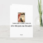 Carte : Vintage Steinlen "Clinique Cheron" (Dos)