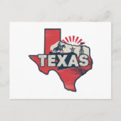Carte vintage Texas USA (Devant)