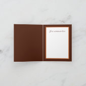 Carte vintage Thanksgiving dinkey Holiday Card (Intérieur)