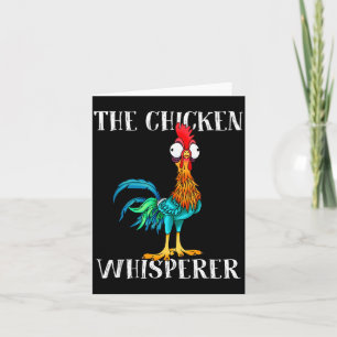 Carte Vintage The Chicken Whisperer Drôle Hommes Femmes