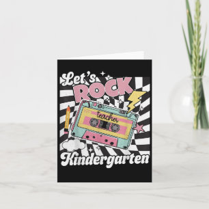 Carte Vintage This Tape Enseignant De La Maternelle Reto