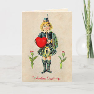 Carte vintage très spéciale de Valentine