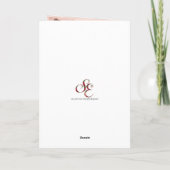 Carte vintage Victorian Lady Rose (Dos)