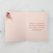 Carte vintage Victorian Lady Rose (Intérieur)
