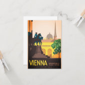 Carte Vintage Vienne (Devant/Arrière en situation)